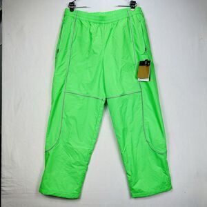 The North Face Tek Piping Wind Pant Neon Green Mens Size Large Windwall NWT $110